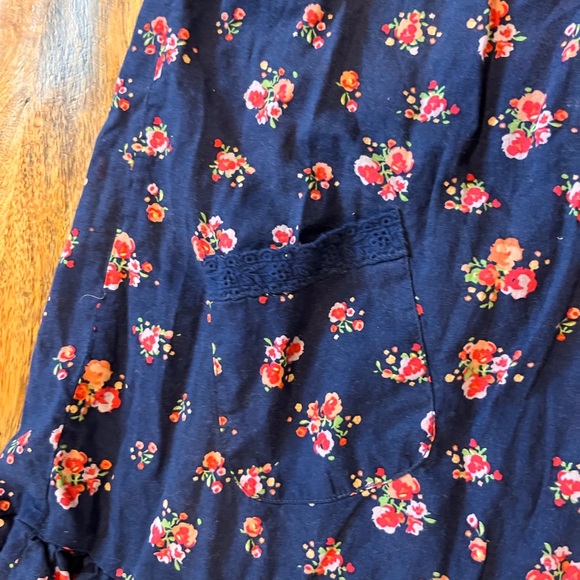 Xhilaration Floral Print Pocket Nightgown Size Medium - Picture 2 of 5